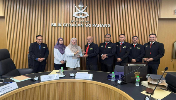 BRIEFING SESSION ON THE POLICY FOR THE MANAGEMENT AND FORFEITED ASSETS WITH THE PAHANG STATE SECRETARY